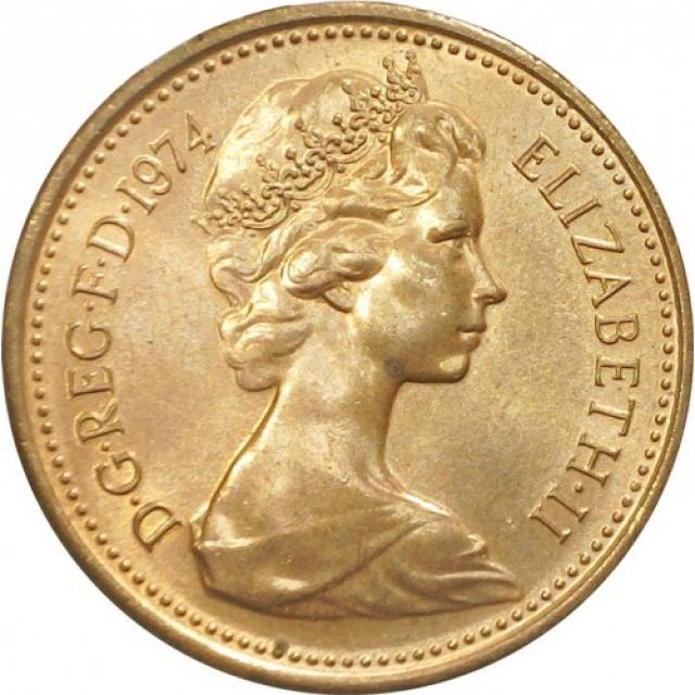 1 New Penny 1974 United Kingdom Queen Elizabeth II quarter-1974-d-coin-error-youtube