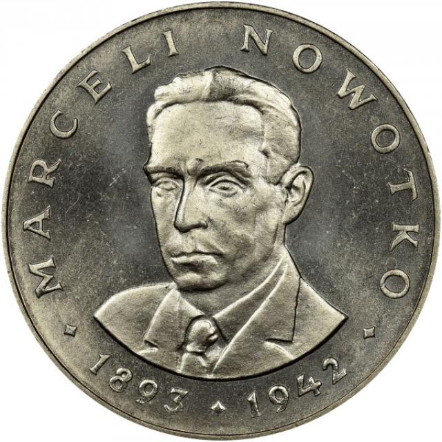 Coin Marceli Nowotko, 20 zlotych 1977, Poland